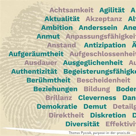 Werte .